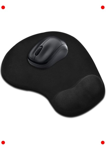 Bilek Destekli Jel Mouse Pad - Ergonomik, Kaymaz Taban