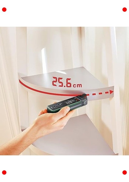 Lazerli Uzaklık Ölçer Seti (25M Menzil + Adaptörler) indirimleri