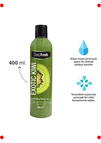 Kivi Özlü Peeling Etkili Duş Jeli 400 ml fiyatları