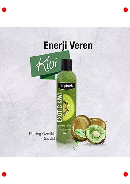 Kivi Özlü Peeling Etkili Duş Jeli 400 ml modelleri