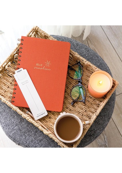 A5 Spiralli Sert Kapak Düz Çizgisiz Tarihsiz Not Defteri