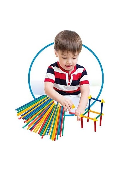 Süper Bambu Çubuklar 200 Parça, Esnek Plastik, +3 Yaş Için fiyatları