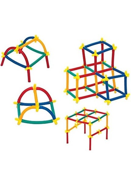 Süper Bambu Çubuklar 200 Parça, Esnek Plastik, +3 Yaş Için modelleri