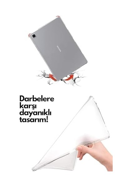 Tab A9 Şeffaf Kılıf Silikon Tablet Kılıfı Ultra Buzlu Şeffaf Kılıf (Tab A9) modelleri