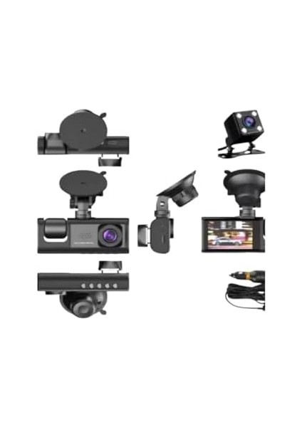 Içi 3 Kameralı Süper Hd 1296P Geri Görüş Ön Kamera Iç Kamera fiyatları