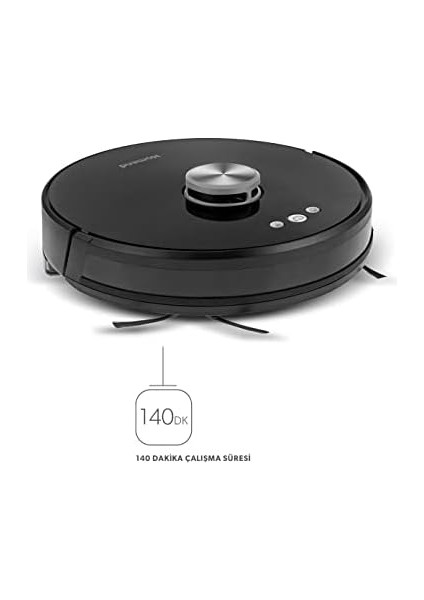 Laser 1283H Siyah Moplu ve Haritalamalı Akıllı Süpürge fiyatları
