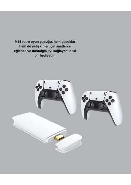 Nrzsnt 2 Kablosuz Kollu HDMI Uyumlu M15 Oyun Konsolu fiyatları