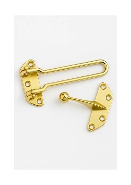 Döküm Kapı Emniyet Kilidi, Ayarlanabilir, Kapı Emniyet Kelepçesi, 10 Cm, Renk Seçenekli, Yarım Açılabilir, Kilidi, Montajlı, Kilit Aksesuarı (Sarı) fiyatları