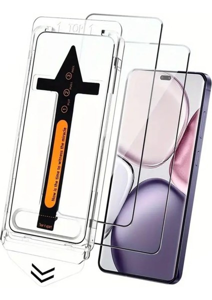 7 Lite Temperli Cam Ekran Tam Kapatan Takma Aparatlı