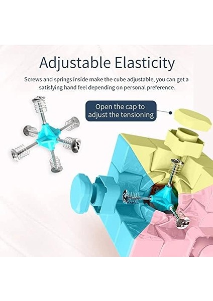 Zeka Sabır Küpü Pastel Renkler 3 x 3 x 3 modelleri