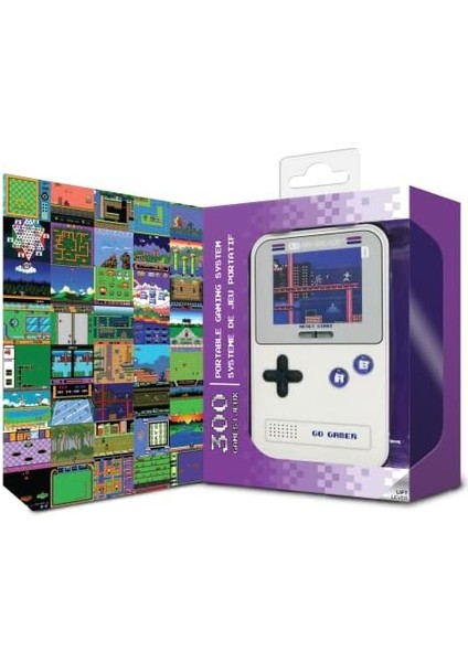 Arcade Gamer V Retro Konsol 300 Oyun Gri-Mor modelleri