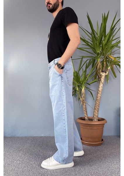 Mavi Baggy Jean - Kot Pantolon modelleri
