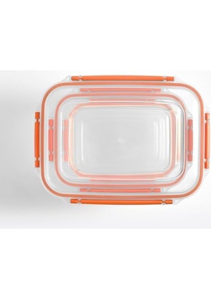 Kilitli Sızdırmaz Saklama Kabı Seti, Buzdolabı Için Sebze ve Meyve Saklama Kabı, Uzun Ömürlü Tazelik, Dayanıklı ve Şeffaf Tasarım Bpa Içermez (4 Parça) fiyatları