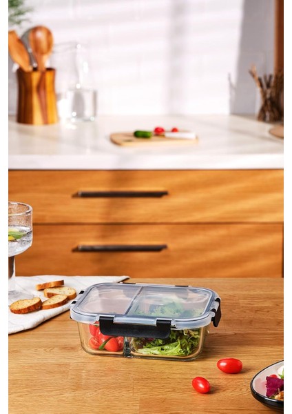 980 ml Borosilikat Saklama Kabı