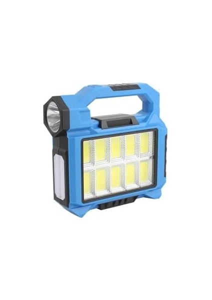 Güneş Enerjili El Işıldak Acil Lambası USB Telefon Şarj (Mavi) fiyatları