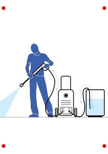 Profesyonel Basınçlı Yıkama Makinesi 2500W indirimleri