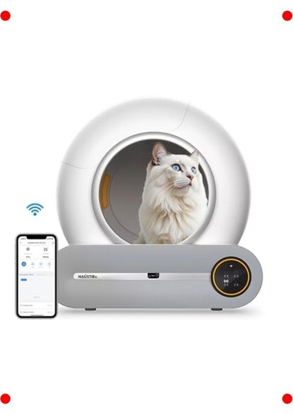 Akıllı Otomatik Kedi Tuvaleti - Uzaktan Kontrol