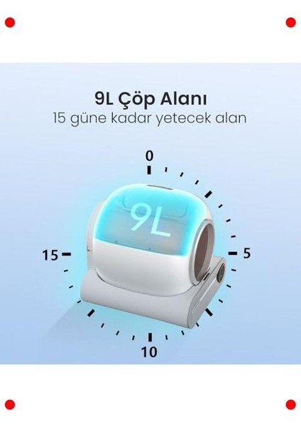 Akıllı Otomatik Kedi Tuvaleti - Uzaktan Kontrol indirimleri