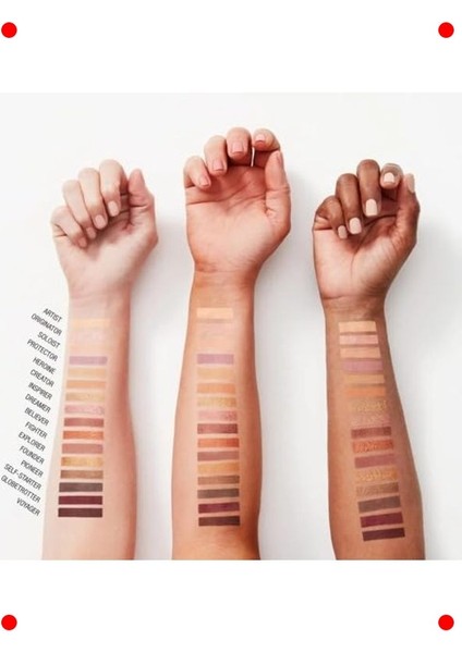 Nude Tonlarda Çok Yönlü Göz Farı Paleti modelleri