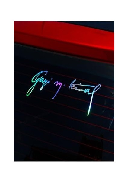 Major Selection Hologram Gazi Atatürk Imza Oto Araba 20 x 9 cm fiyatları