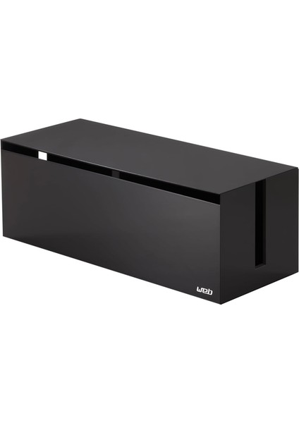 Web Kablo Kutusu, Plastik, Koyu, Tek Boy