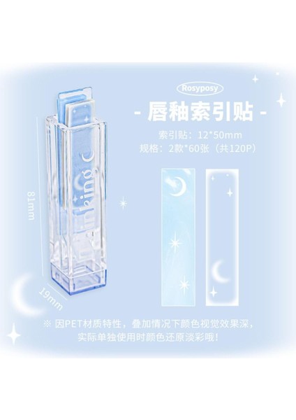 Ay ve Yıldız Temalı Sticky