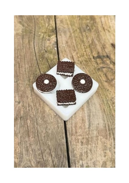 Concept Bisküvi Dörtlü Silikon Mum Kalıbı modelleri