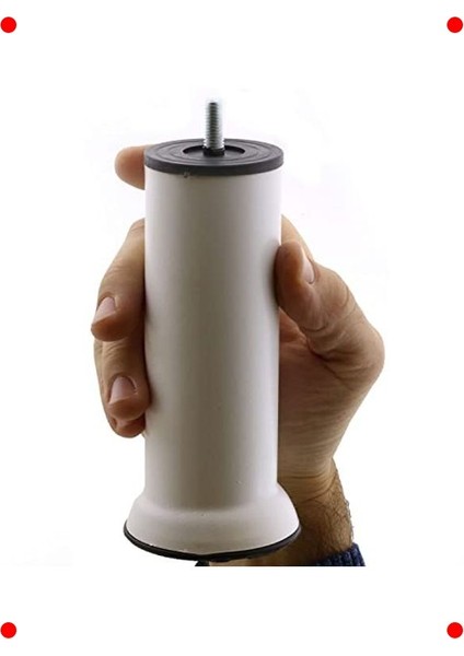 Mobilya Metal Destek Ayağı Seti, M8 Cıvatalı, 15 cm (12 Adet) modelleri