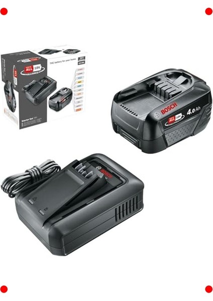 Akü ve Şarj Cihazı Başlangıç Seti 18V - 4.0 Ah