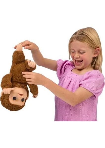 Live Pets My Baby Monkey - 50&apos;den Fazla Ses ve Reaksiyon Özelliğine Sahip Sevimli Interaktif Bebek Oyuncağı, Ağız, Başparmak Emme, Biberon ile Beslenme ve Sallanma Özellikleri fiyatları