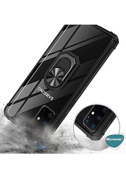 Galaxy S20 Için Kılıf Grande Clear Ring Holder Kırmızı [galaxy S20 ile Uyumlu Kılıf - Kırmızı] fiyatları