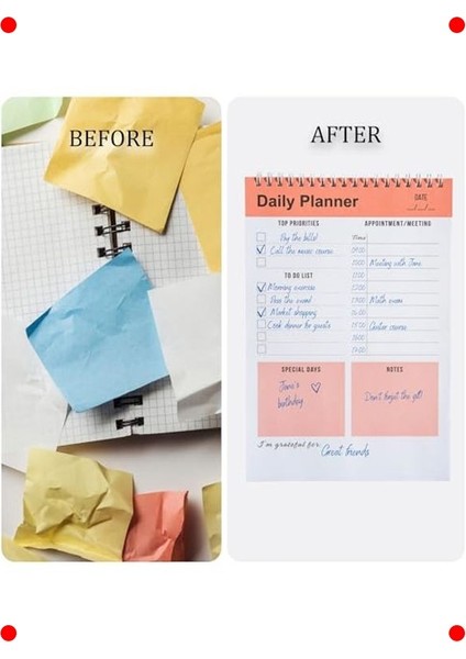 Günlük Planlayıcı Spiral Defter - Turuncu indirimleri