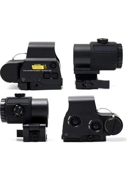 558G43 Xps2 Hedef Işaretleyici Red Dot Holografik Nişangâh, 5x Büyütmeli Setsiyah fırsatları