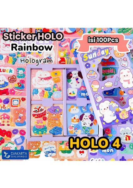 Happy Sunday Temalı 100 Yaprak 4 Bölmeli Seti • Bullet Journal