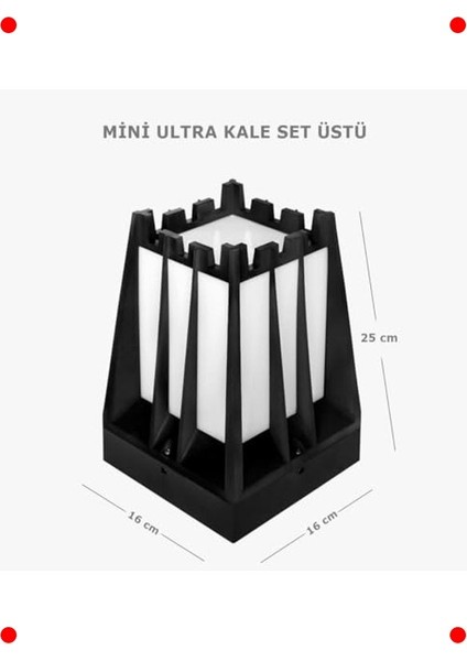 Mini Dış Mekan Yol Aydınlatma Lambası E27 IP54 modelleri