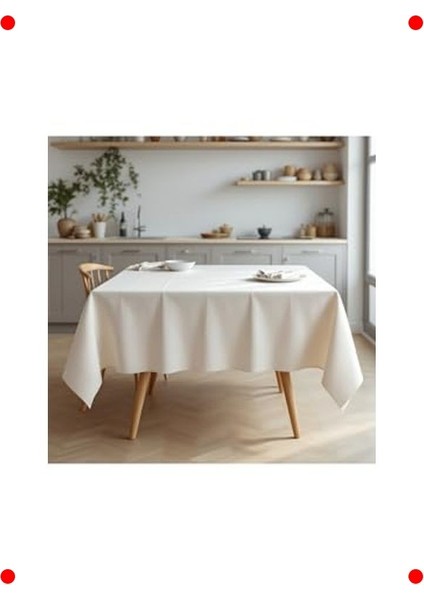 Doğal Keten Masa Örtüsü, 160X240 cm