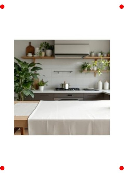 Doğal Keten Masa Örtüsü, 160X240 cm modelleri