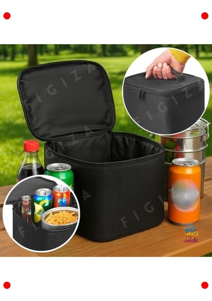 8 Litre Isı Yalıtımlı Termos Çanta - Siyah indirimleri