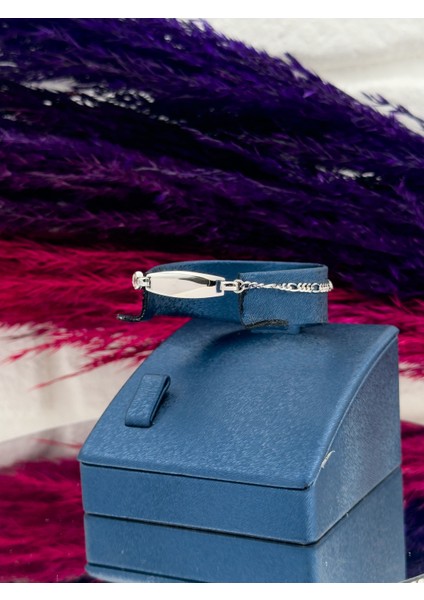 925 Ayar Gümüş Tek Taşlı Isim Yazılabilir Kız Bebek Künye – Kişiye Özel Gümüş Çocuk Bileklik fiyatları