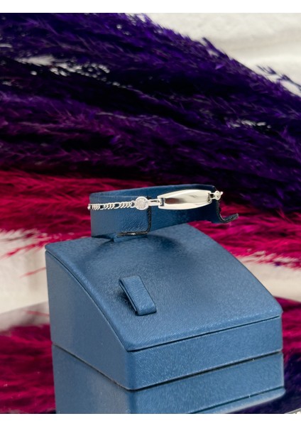 925 Ayar Gümüş Tek Taşlı Isim Yazılabilir Kız Bebek Künye – Kişiye Özel Gümüş Çocuk Bileklik modelleri