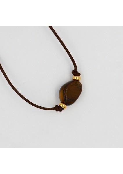 Minimal Kaplan Gözü Doğal Taş Bileklik fiyatları