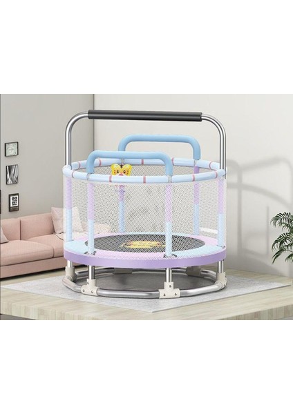 150 cm (60 Inç) Fileli Büyük Boy Çocuk Trambolini - Ekstra Hediyeli Trambolin, Güvenli ve Çocuk Egzersizi Için Ideal