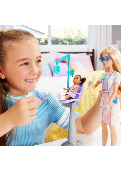 Bakım Temalı Kariyer Oyun Seti Diş Hekimi Bebeği JCR74 modelleri