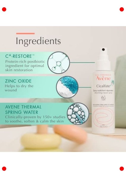 Hassas Ciltler Için Onarıcı Bakım Spreyi, 100ML fırsatları