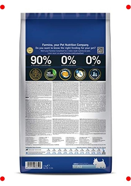 Mini Irk Köpekler Için Düşük Tahıllı Balıklı Mama 2.5 kg fiyatları