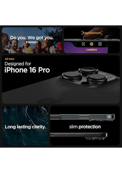 16 Pro ile Uyumlu Ince Kılıf Ultra Hybrid Sararma Karşıtı Duraclear Hava Kanalı Teknolojisi Askeri Sınıf Koruma Space Crystal Şeffaf Kapak - ACS08123 fiyatları