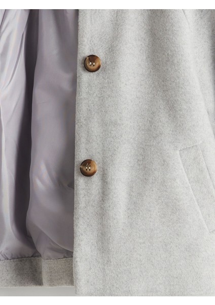 Yeni Sezon Bebe Yaka Kaşe Kız Çocuk Mont modelleri