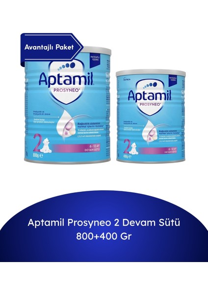 Prosyneo 2 Devam Sütü 800 + 400 gr