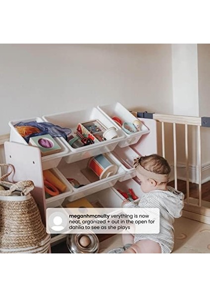 Children Mysize 9 Bin Plastik Oyuncak Düzenleyici - Sertifikalı, Gri modelleri