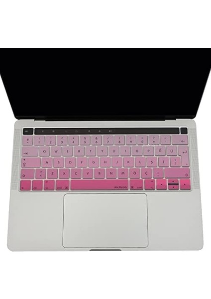 Pro ile Uyumlu Klavye A1706 1989 2159 A1707 1990 Türkçe Gradient Pembe fiyatları